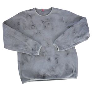 Lululemon Men's Lab Fleece Crew Pullover Diamond Dye Asphalt Grey Size M
